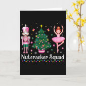 Carte Christmas Nutcracker Squad Ballet Dance Women Kids (Fleur jaune)