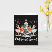 Carte Christmas Nutcracker Squad Ballet Dance Women Kids (Fleur jaune)