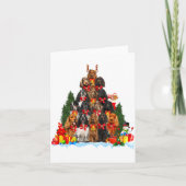 Carte Christmas Pajama English Er Spaniel Xmas Tree (Devant)