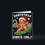 Carte Christmas Pajamas Funny Gingerbread Ginger Christm<br><div class="desc">Christmas Pajamas Funny Gingerbread Ginger Christmas Cookie</div>