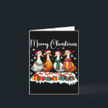 Carte Christmas Pajamas Goose Duck Christmas Outfit Goos<br><div class="desc">Christmas Pajamas Goose Duck Christmas Outfit Goose Ducks</div>