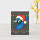 Carte Christmas Pea Ugly Xmas Sweater  (Fleur jaune)