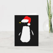 Carte Christmas Penguin Pajamas Shirt (Devant)