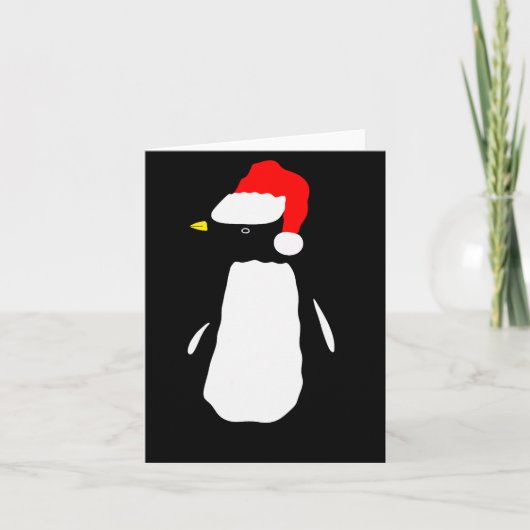 Carte Christmas Penguin Pajamas Shirt (Devant)
