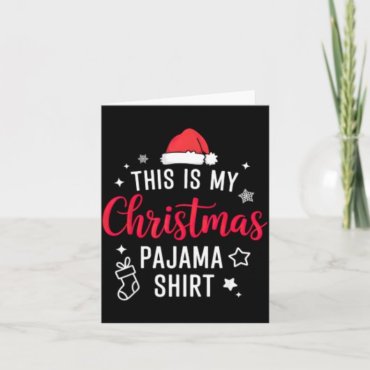Carte Christmas Pj Pajama Pjs  (Devant)