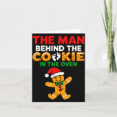 Carte Christmas Pregnancy The Man Behind The Cookie In T (Devant)