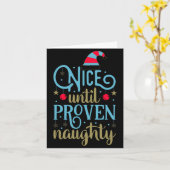 Carte Christmas Santa Funny Saying Humor Tygraphy T Shir (Fleur jaune)