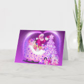 Carte Christmas Santa Gift Giver Greeting Card (Devant)