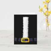 Carte Christmas Santa-santa Claus Costume Fun Santa Suit (Fleur jaune)