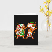 Carte Christmas Six Seven Dabbing Cool Meme 67 Xmas Dab  (Fleur jaune)