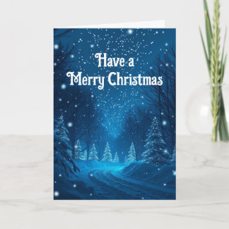 Carte Christmas Snow Christmas