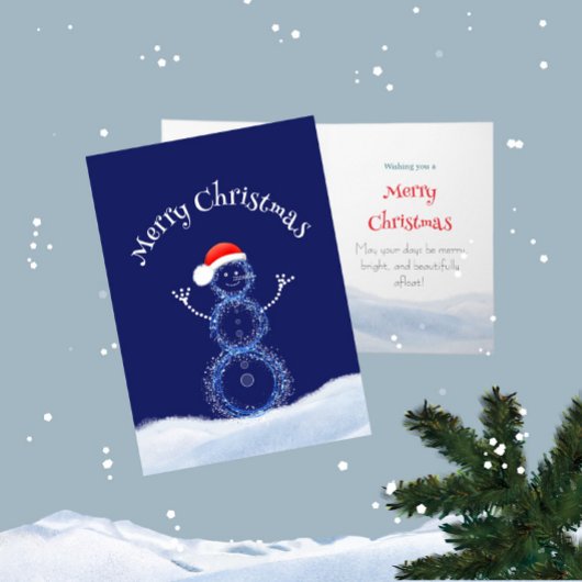 Carte Christmas snowman
