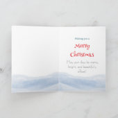 Carte Christmas snowman (Intérieur)