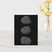 Carte Christmas Snowman Three Black Buttons Xmas Costume (Fleur jaune)