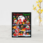 Carte Christmas Squad Construction Trucks Excavators San (Fleur jaune)