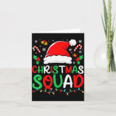 Carte Christmas Squad Family Group Matching Christmas Pa (Devant)