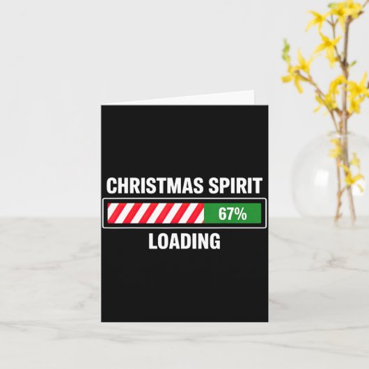 Carte Christmas Srit Loading 67 (Fleur jaune)