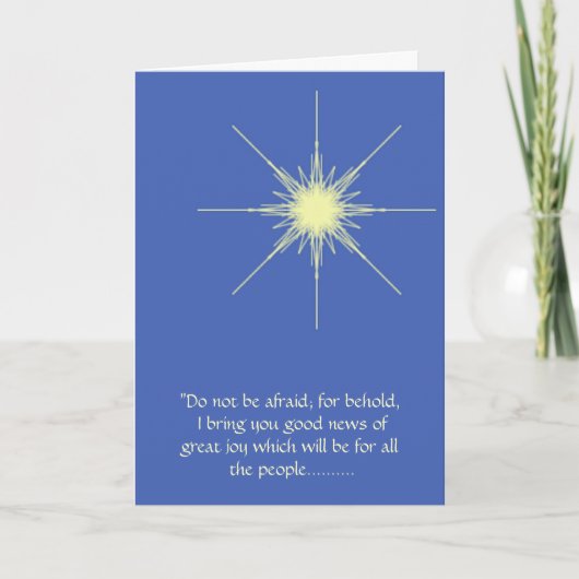 Carte Christmas Star (Devant)