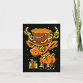Carte Christmas Steampunk Fancy Dress Reindeer (Devant)