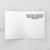 Carte Christmas Steampunk Tabby Kitten (Intérieur)