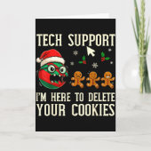Carte Christmas Tech Suprt Here To Delete Cookies It Men (Devant)
