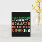 Carte Christmas Tech Suprt Here To Delete Cookies Xmas M (Fleur jaune)