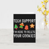 Carte Christmas Tech Suprt Here To Delete Cookies Xmas M (Fleur jaune)