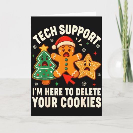 Carte Christmas Tech Suprt Here To Delete Cookies Xmas M (Devant)