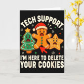 Carte Christmas Tech Suprt Here To Delete Cookies Xmas M (Fleur jaune)