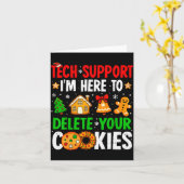 Carte Christmas Tech Suprt Here To Delete Cookies Xmas M (Fleur jaune)
