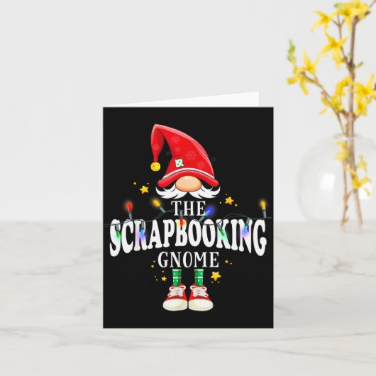 Carte Christmas The Scrapbooking Gnome X-mas Matching Pj (Fleur jaune)