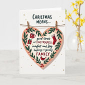 Carte Christmas Togetherness Card (Fleur jaune)