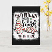 Carte Christmas Tree Cake Torn Between Lookin Like A Sna (Fleur jaune)