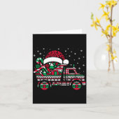Carte Christmas Tree Candy Dump Truck Christmas Boys Men (Fleur jaune)