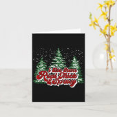 Carte Christmas Tree I Like Them Real Thick &amp; Spruce (Fleur jaune)