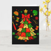 Carte Christmas Tree Patchwork Quilting Quilter Sewing L (Fleur jaune)