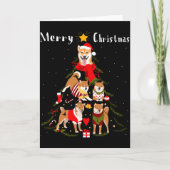 Carte Christmas Tree Shiba Inu Lover Xmas Dog Owner New (Devant)