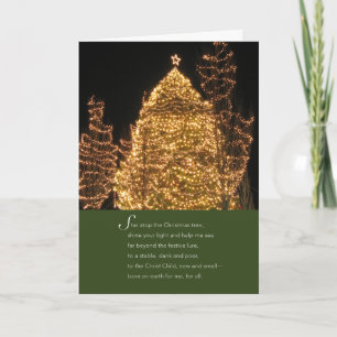 Carte Christmas Tree Star - Personnalisable Nouvea
