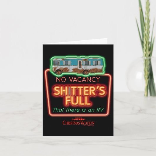 Carte Christmas Vacation Ters Full Neon Sign  (Devant)