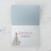 Carte Christmas Victorian House With Year (Intérieur)