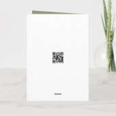 Carte Christmas Watercolor Owl In Winter Hat (Dos)