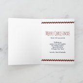 Carte Christmas Wishes Child & Kitty Cat Xmas (Intérieur)