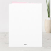 Carte Christmas Wreath Leopard (Dos)