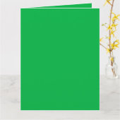 Carte Chroma couleur clé vert (Fleur jaune)