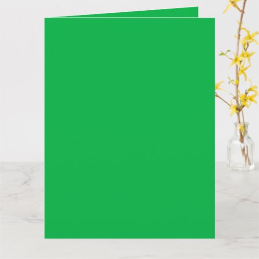 Carte Chroma couleur clé vert (Fleur jaune)