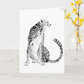 Carte Chrome Cheetah (Fleur jaune)