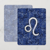 Carte Chrome comme Leo Connexion Marine Camo numérique b (Devant / Derrière)