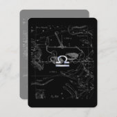 Carte Chrome like Libra Zodiac (Devant / Derrière)