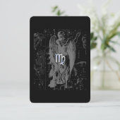 Carte Chrome regarde Virgo Zodiac Connexion Hevelius (Debout devant)