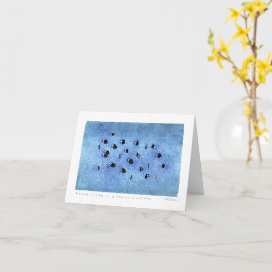 Carte Chromis subsistant (Fleur jaune)